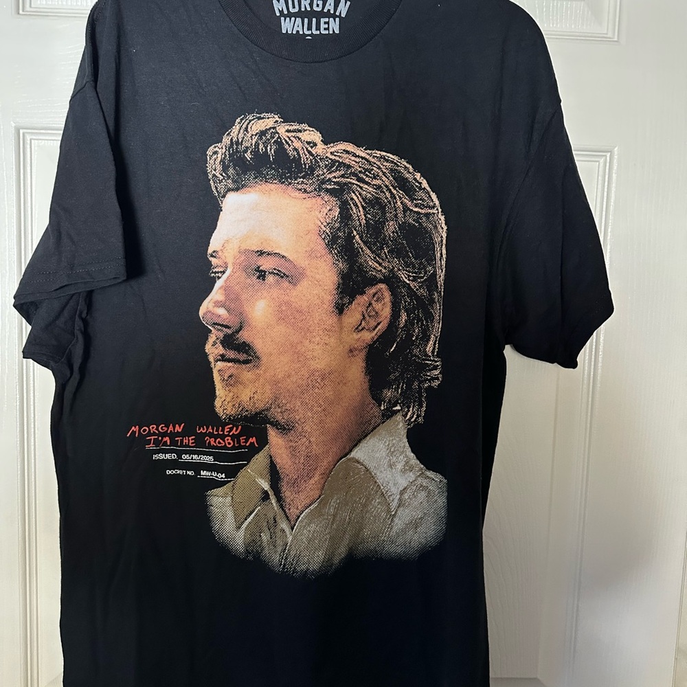 Morgan Wallen Black Graphic T-Shirt 
streetwear